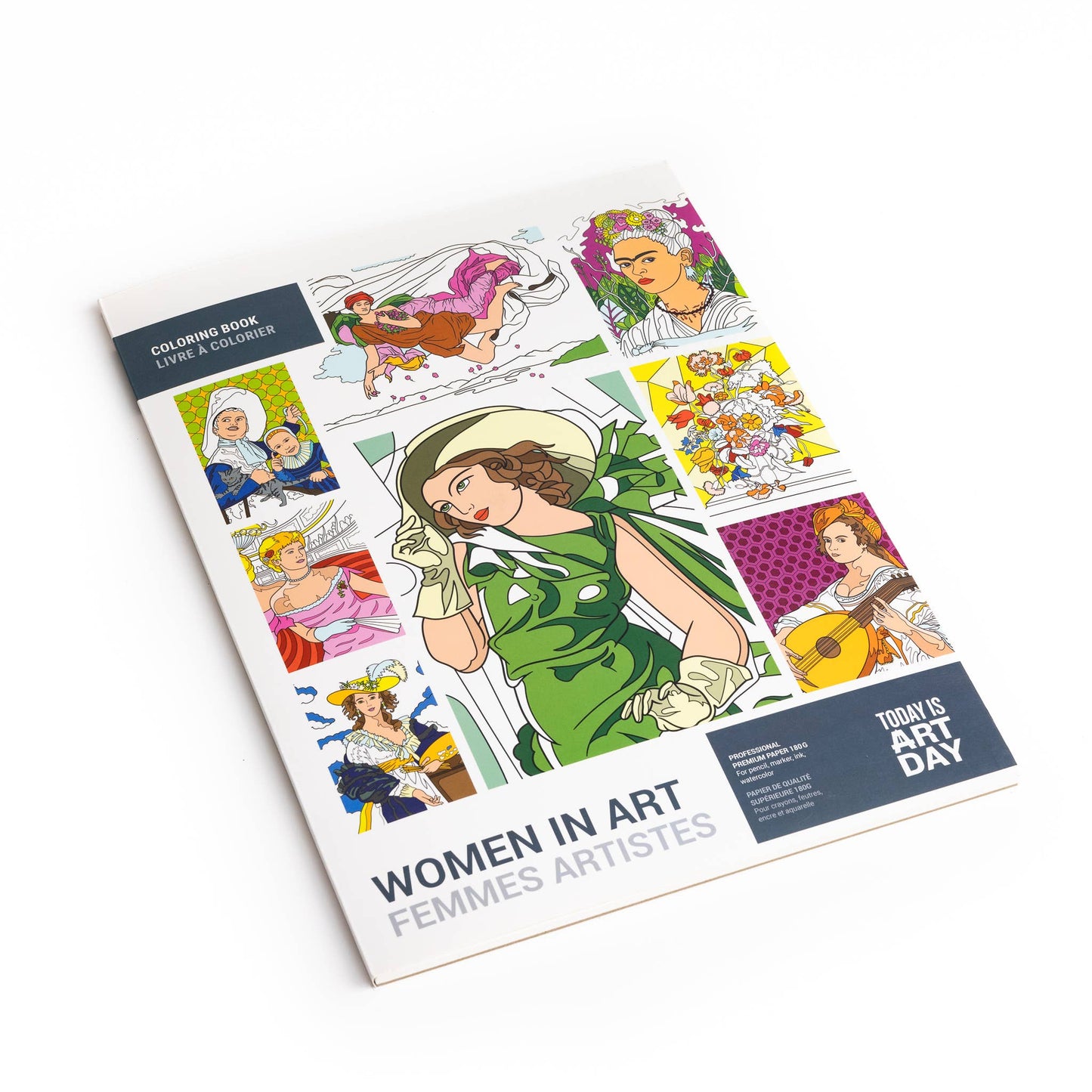 Mujeres en el arte - Libro para colorear